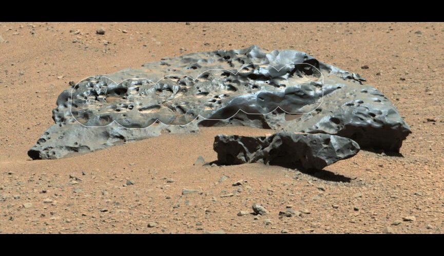 15. Curiosity Finds Iron Meteorite on Mars