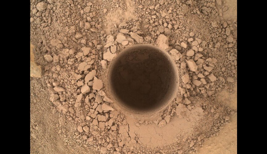 16. First Sampling Hole in Mount Sharp